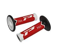 Rivestimento impugnatura progrip Off Road 788 Tripla densità Base Bianco-Rosso-Nero 115 mm (Pare) (Cross-MX)