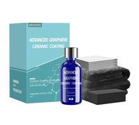 Rivestimento in ceramica 10H 3.0, ad alta lucentezza, idrofobicità, antigraffio, facile da usare, kit di protezione per vernice a specchio, 50 ml, rivestimento in nano ceramica con guanti sigillante