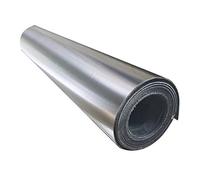 Rivestimento in gomma HDPE resistente agli strappi, 0,35 mm, per laghetto da pesci, nero, dimensioni 3 x 4 m, ideale per giardini acquatici