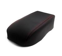 Rivestimento In Morbida Pelle Per Bracciolo Per Nissan Per Altima 2007-2012 Adesivo Per La Scatola Controllo Centrale Dell'auto Coperchi braccioli(Black-red line)