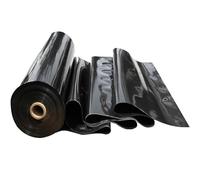 Rivestimento in PVC flessibile nero impermeabile membrana per stagni di pesci fontana fontana cascata 5 x 10 m rivestimento in gomma per laghetti da giardino e caratteristiche dell'acqua