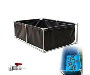 Rivestimento in tela impermeabile resistente per piscine fuori terra e stagni per pesci, ideale per giardini, aree gioco e giochi d'acqua, facile installazione