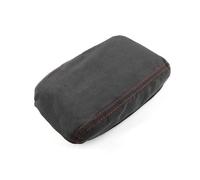 Rivestimento Interno Bracciolo Centrale Controllo In Morbida Pelle Scamosciata Con Elastico Per VW Per Golf 6 MK6 2010-2013 Poggia(Red line)