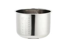 Rivestimento interno for pentola a pressione elettrica, ciotole multicooker, serbatoio in acciaio inossidabile for cucinare zuppa e porridge per cucina, sala da pranzo(Silvery)