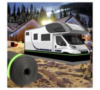 Rivestimento invernale per camper, altezza 95 cm, rivestimento della quinta ruota con rete di ferro nella parte inferiore, rivestimento per rimorchi, 32 m.