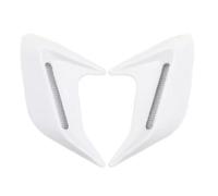 Rivestimento laterale dell'auto Le migliori offerte per Auto Paraurti Anteriore Side Air Vent Auto Splitter Ala Spoiler Canard Misura Per Honda Rivestimento alettone Parafango(White)