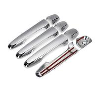 Rivestimento Maniglia Esterna Della Portiera Cromata Nera Accessori Auto Per Per Triton L200 ML MN MQ 2005-2017 Copertura della maniglia della portiera dell'auto(Chrome)