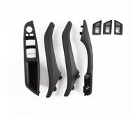Rivestimento maniglia interna Gruppo Maniglia Interna Per Porta Interna Con Guida A Sinistra Set Avvolgente Originale Compatibile Con BMW Serie 5 F10 F11 F18 2010-2017(RHD-black)