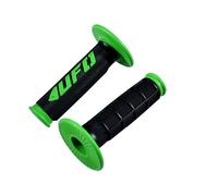 COPPIA DI MANOPOLE UFO CHALLENGER CROSS ENDURO MX MOTO D.22/24 VERDE/NERO KX