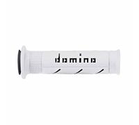 MANOPOLE DOMINO A250 MOTO SCOOTER STRADALI Bianco Nero ON ROAD RACING Forate