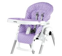 Rivestimento originale seggiolone Prima Pappa Zero3 Babydot Lilac Peg Perego