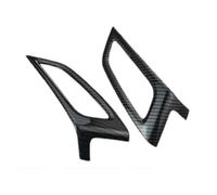 Rivestimento Pannello Cambio Per Ford Per Focus MK3 2012-2014 In Fibra Di Carbonio Colore ABS Cruscotto Interno Bocchetta Aria Condizionata Telaio Esterno 2 Pezzi Copertura Pannello Controllo Centrale