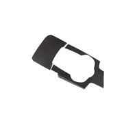 Rivestimento pannello console Per Alfa Per Romeo Per Giulia Per Stelvio 2016 2017 2018 2019 Center Console Decorazione Cornice Trim ABS Cromato/Fibra di carbonio Centro Console Panel Trim (Color : Fo