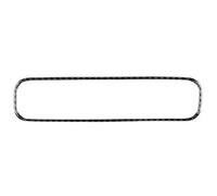 Rivestimento pannello console Per Fiat Per Panda 2013-2019 2020 2021 2022 2023 2024 2025 LHD RHD Adesivo In Vera Fibra Di Carbonio Morbida Per Cruscotto Auto Pannello Telaio Copertura Trim(Black Carbo