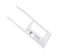 Rivestimento pannello della console Adesivo Per Pannello Di Copertura Del Portabicchieri Dell'acqua In Stile Fibra Di Carbonio Per Jaguar F-PACE XE XEL XF XFL 2016-2020 In ABS(D'argento)