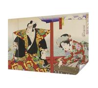 Rivestimento Parete 104x70 cm Autoadesiva per Soggiorno e Camera da letto Decorazione della Parete Antimacchia Stampa di Alta Qualità Montaggio Murale - teatro giapponese