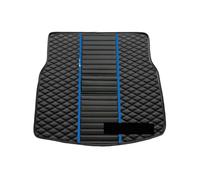 Rivestimento Per Bagagliaio Per SKODA RS Per Karoq Per Superb Combi Per Yeti Per Octavia Station Wagon Tappetini Per Bagagliaio Impermeabili Tappeto Bagagliaio Auto(Black and blue)