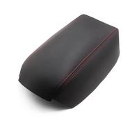 Rivestimento Per Bracciolo In Morbida Pelle Per Honda Per Civic 8a Generazione Berlina 2006-2011 Adesivo Per La Centralina Controllo Centrale Braccioli(Black with red)