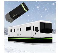 Rivestimento per Camper di Facile Installazione per Roulotte,Rete di Ferro nella Parte Inferiore,Ispessimento del Rivestimento Invernale per Camper per Esterni di Case Mobili,95cm Tall,26m/85ft