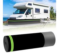 Rivestimento per camper, rivestimento per camper alto 31,5", rivestimento per camper per roulotte con striscia riflettente e rete in acciaio nella parte inferiore, uso in tutte le stagioni 20m/65ft