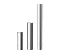 Rivestimento per canna fumaria in acciaio inox, per stufe a legna, scaldabagno, lunghezza regolabile da 0,2 a 0,5 m, resistente alle alte temperature (10 cm, 20 cm)