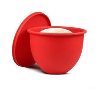 Rivestimento per ciotola per miscelatore da 5 litri, in silicone da cucina, per ridurre vibrazioni e rumore mantenendo la stabilità della ciotola durante l'uso (rosso)