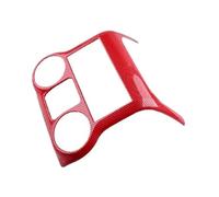 Rivestimento Per Console Centrale E Cruscotto Interni Auto Per Jeep Per Wrangler JK JKU 2011-2017 Rifiniture interne per auto(Red Carbon Fiber)
