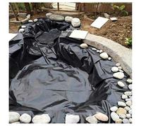 Rivestimento per Laghetti in HDPE, 4X3m 4X5m Nero Telo per Laghetto, HDPE Rivestimento per Laghetto con Fondo per Laghetto, Grande Rivestimento per Laghetti, Giardini, P(Size:4x2M(13x7ft),Color:20S)