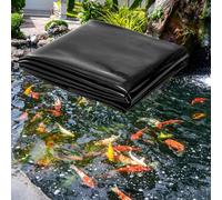 Rivestimento per laghetto 6,5x8,3 piedi/9,8x9,8 piedi/13,1x13,1 piedi Rivestimenti per laghetto preformati per vasche per pesci, membrana impermeabile flessibile in HDPE per laghetti, giardini, pisc