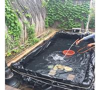Rivestimento per laghetto da 3 x 20 m, membrana resistente agli strappi e alle forature, per laghetti da pesci, acqua, paesaggistica e protezione dall'umidità