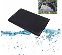 Rivestimento per laghetto in HDPE, 3 x 3 m/4 x 5 m/5 x 5 m/6 x 6 m/7 x 10 m -0,3 mm impermeabile da giardino per piscina all'aperto per la protezione di pesci e piante, dimensioni 5 x 5 m