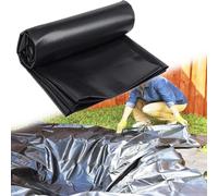 Rivestimento per laghetto in HDPE, 6 x 10 m, spessore 0,12 mm, membrana impermeabile flessibile per stagni di pesci, fontane, giardini d'acqua e cascate. Disponibile nelle misure 5 x 6 m e 7 x 10 m
