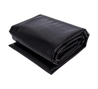 Rivestimento per laghetto in HDPE nero, resistente, 4 x 12 m, membrana impermeabile flessibile resistente ai raggi UV, per laghetti da giardino, stagni e acqua esterna, foglio sigillante durevole