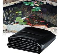 Rivestimento per laghetto resistente, in gomma flessibile, per laghetti, giardini acquatici e piscine per pesci koi, membrana resistente ai raggi UV con sottofondo gratuito, rivestimento in plastica
