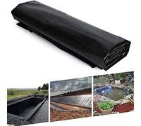 Rivestimento per laghetto, tessuto impermeabile resistente per fontane da giardino e giochi d'acqua, dimensioni da 1 x 6 m a 5 x 14 m, soluzione ideale per l'abbellimento