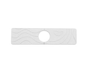 Rivestimento per lavello antispruzzo, vassoio antiscivolo, scudo per rubinetto con roccia, cuscinetto asciutto con canalizzazione, per bagno cucina, base per bagno bancone bagno bagno hotel