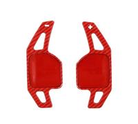 Rivestimento per Leva del Cambio per A6 C6,Estensione del Volante dell'auto, Copertura del Cambio (Rosso)