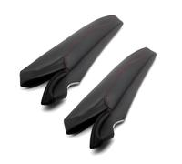 Rivestimento Per Maniglia Bracciolo Interno In Microfibra E Pelle Per Honda Per Odyssey 2004-2012 Braccioli(2pcs Black-Red Line)