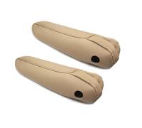 Rivestimento Per Maniglia Bracciolo Interno In Microfibra E Pelle Per Honda Per Odyssey 2004-2012 Coperchi braccioli(2pcs Beige)