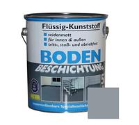 Rivestimento per pavimenti, vernice per pavimenti RAL7001, plastica liquida, 5 L