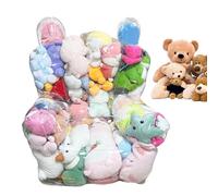 Rivestimento Per Pouf,Sacco Portagiochi Trasparente In Microsfere - Divano Angolare Risparmio Spazio per Camera Asilo Scuola Materna Ragazzi Ragazze