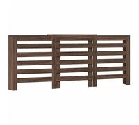 Rivestimento per termosifone, effetto quercia, 205 x 21,5 x 83,5 cm, materiale in legno, elegante copertura per termosifoni per soggiorno e corridoio, durevole ed efficiente dal calore