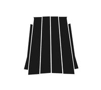 Rivestimento Pilastro B Auto Compatibile Con VW Per Fox 2013-2020 | Adesivo Per Pilastro BC Per Porta E Finestra Nero Brillante Adatto
