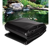 Gaommini Rivestimento Preformato per laghetti da Giardino con Membrana Impermeabile Nera | Telo in polietilene per vasche per Pesci | Telone Impermeabile per Giardini Acquatici(4x6m)