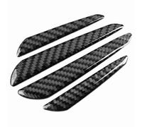 Rivestimento proteggi paraurti porta, 4 pezzi Strisce proteggi paraurti per paraurti per portiere auto universale, fibra di carbonio