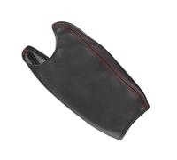 Rivestimento Protettivo In Morbida Pelle Per Bracciolo Centrale Per Honda Per XRV Coperchio Della Console Dell'auto Poggia(Black with red line)