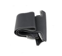 Rivestimento Protettivo Volante Per Fiat Per Bravo Per Doblo Per Grande Per Punto Per Linea Per Qubo Treccia A Mano In Pelle Traforata Coprivolante Per Auto Trim Copristerzo(Black-gray line)