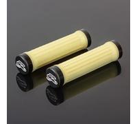 Renthal Traction Lock On Aramidic Lining Grips Bianco Light Yellow