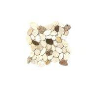 Rivestimento SASSI DI FIUME MIX in marmo su rete