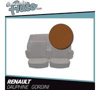 Rivestimento sedili anteriori E Cognac Renault Dauphine Gordini